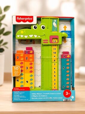 Fisher-Price Adding Alligator Counting & Math Learning Toy | Preschool STEM toy